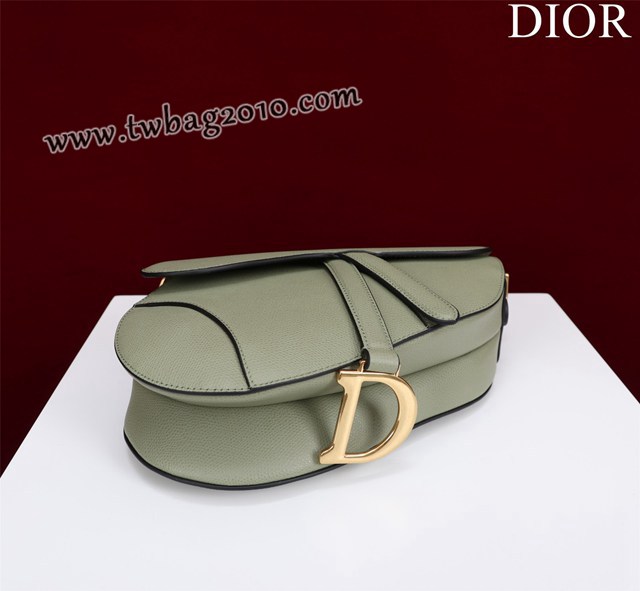 Dior专柜新款迪奥高仿原单长肩带大小号牛皮马鞍包手拎斜挎包 djfk1792